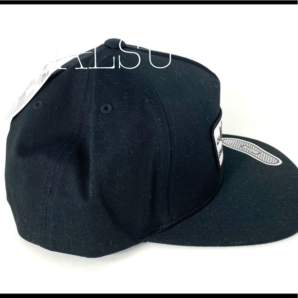 VANS Men’s Cap SnapBack Full Patch Cotton Black - Picture 2 of 8